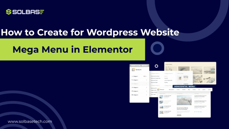 How to create Mega menu in elementor pro