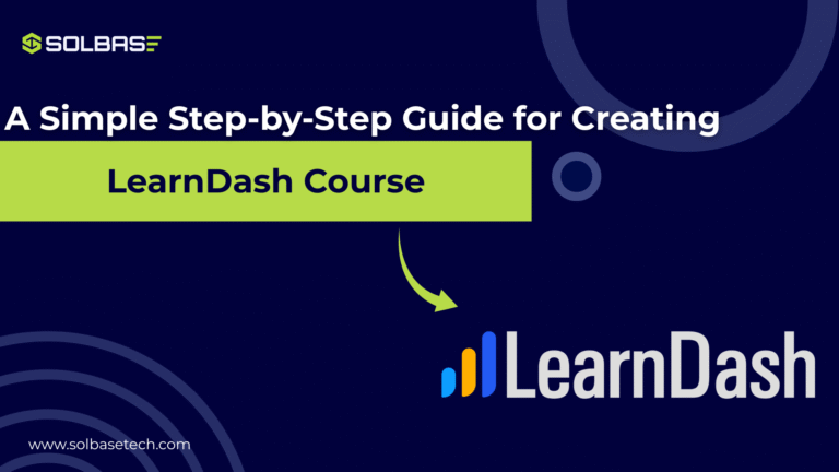 how to create learndash course