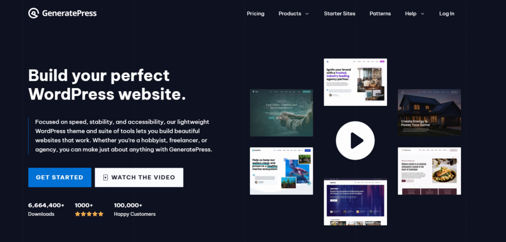 generatepress theme