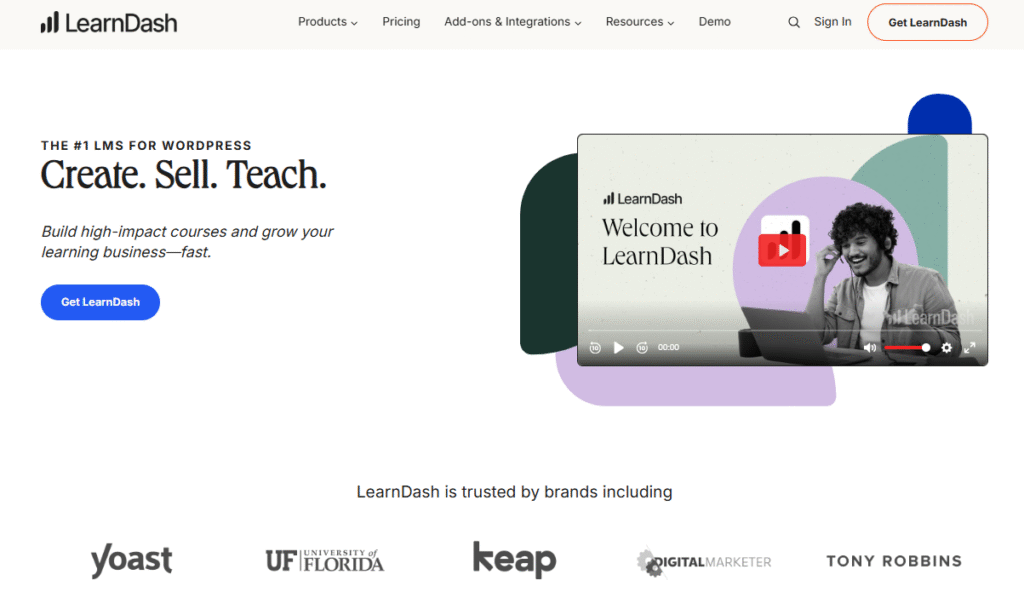 wordpress + Learndash