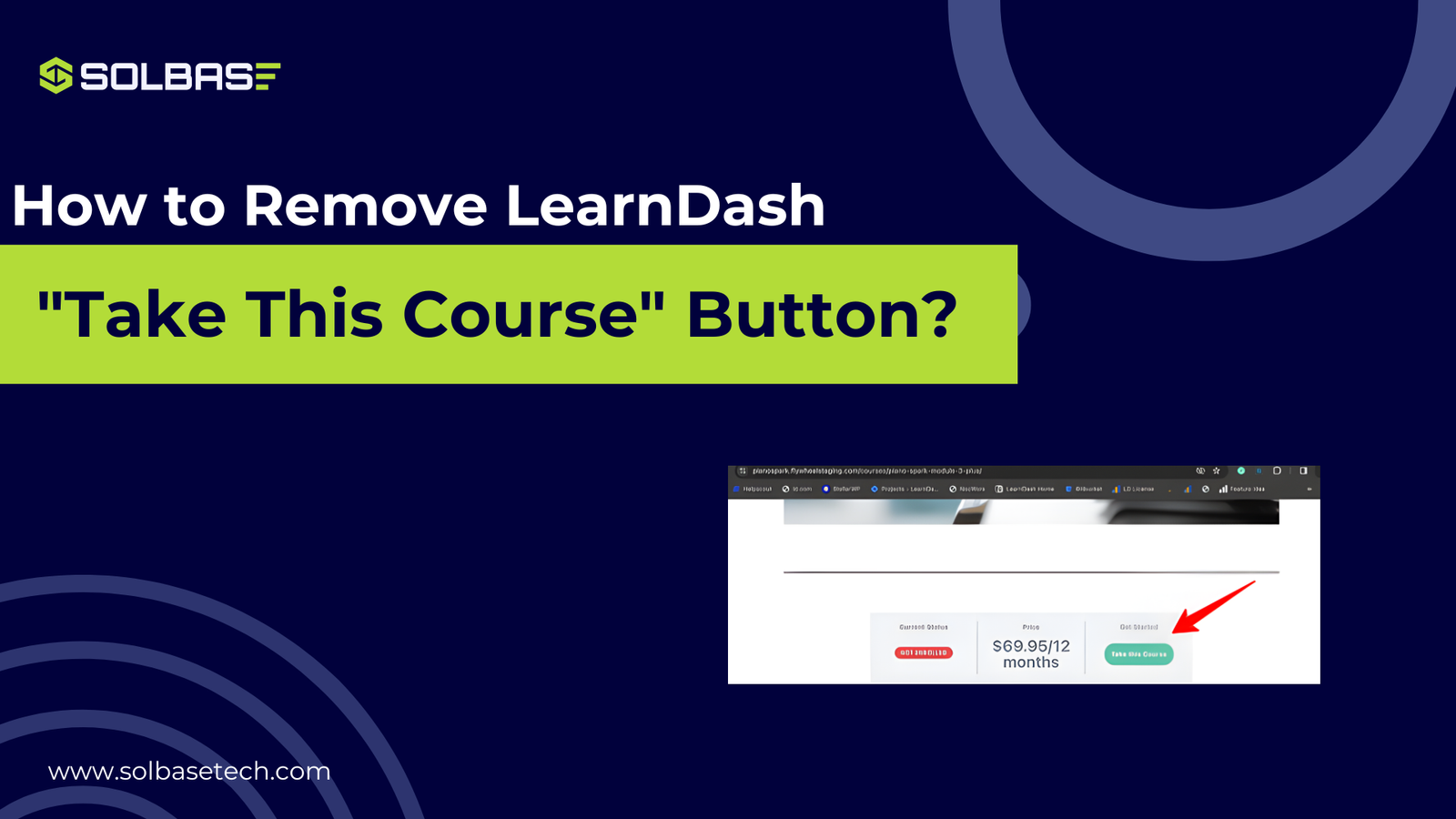 learndash take this course button