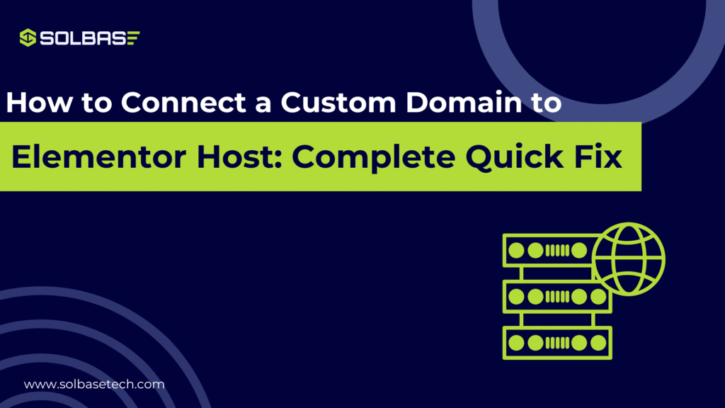 connect custom domain to Elementor Host